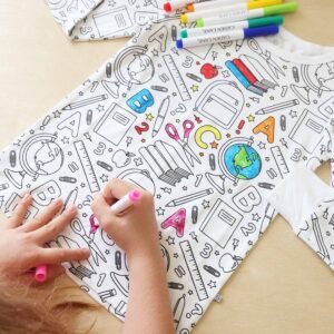 Learning Creative Design Colorable PAJAMAS Set