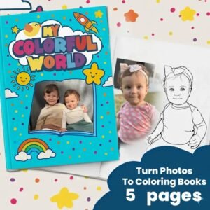 Custom Coloring Book 5 Pages