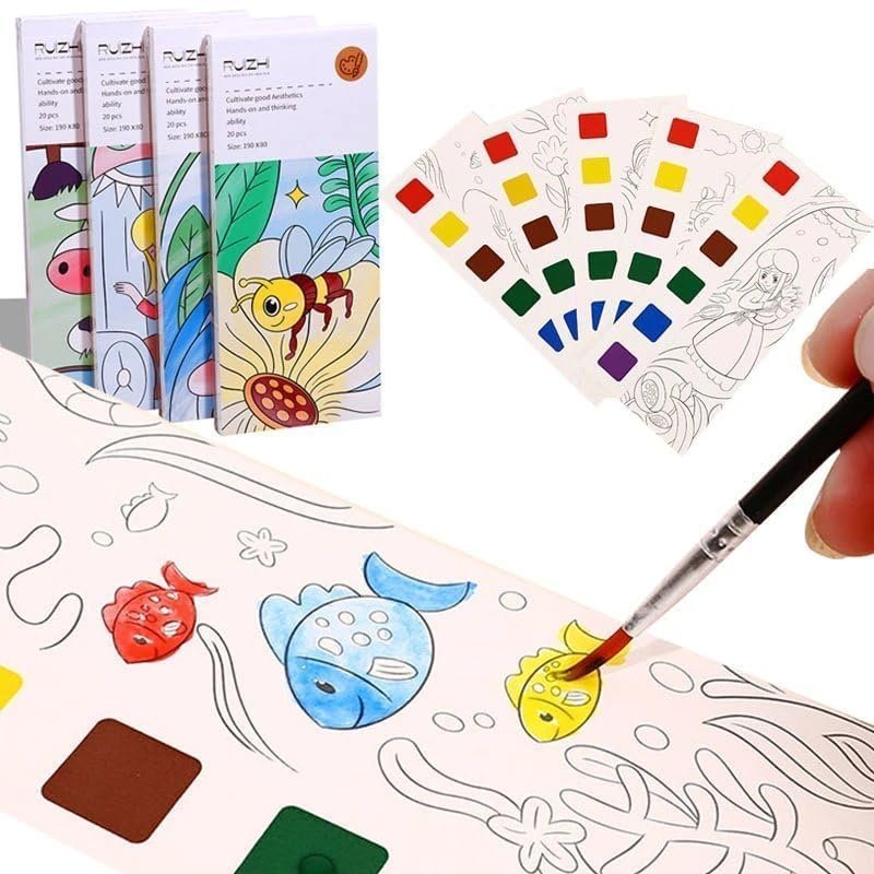 Water Color Painting Books Kids - Image 2