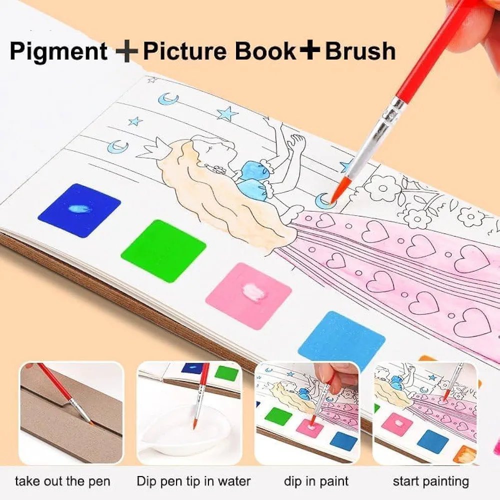 Water Color Painting Books Kids - Image 3